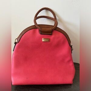 Michael Kors Pink and Brown Women's Bag